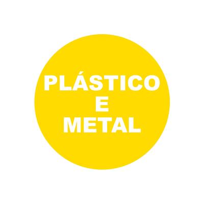 Plastic and Metal Vinyl Sticker